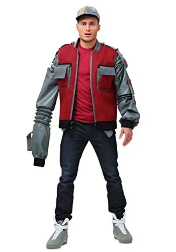 Fun Costumes Back to the Future Authentic Marty McFly Jacket for Adults - S