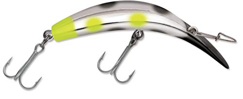 Luhr Jensen K16 Kwikfish (Rattle) Black Chartreuse Dual Dots