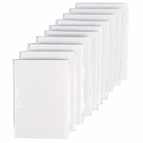 Transparent Sticky Note Pads - 500 Pcs Waterproof Self-Adhesive Pad，Translucent Sticky Notes Suitable for Reading、Studying、 Home、Office、School，Sticks Securely，Removes Cleanly (3x2in)