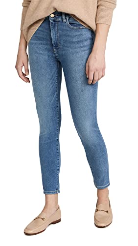 DL1961 Women's Farrow Instaculpt High Rise Cropped Skinny Jean, 27, Blue Bell (Ultimate)
