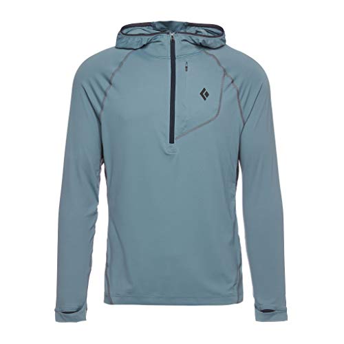 BLACK DIAMOND Equipment Men's Alpenglow Pro Hoody - Storm Blue - Small