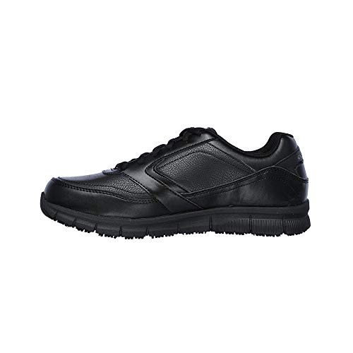 Skechers Men's Nampa Food Service Shoe, Black, 11