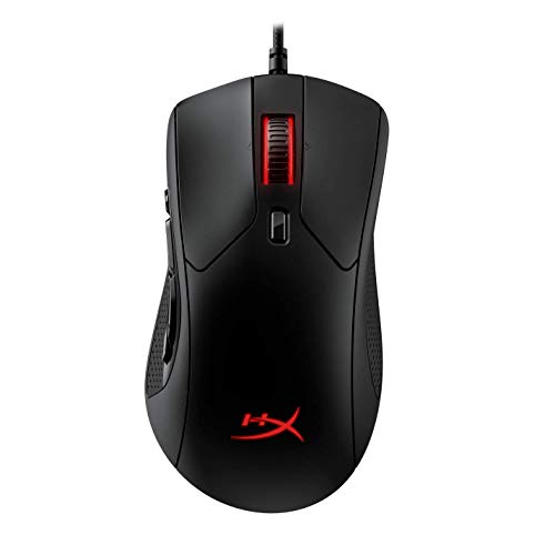 HyperX Pulsefire Raid – Gaming Mouse, 11 Programmable Buttons, RGB, Ergonomic Design, Comfortable Side Grips, Software-Controlled Customization,Black