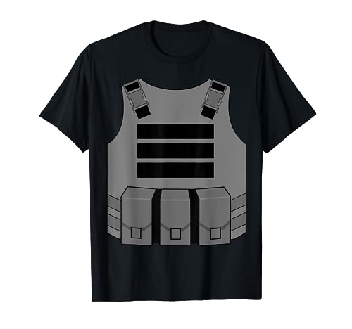 Gaming bulletproof vest costume t-shirt