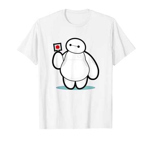Disney Big Hero 6 Baymax With Lollipop Cute Shot T-Shirt