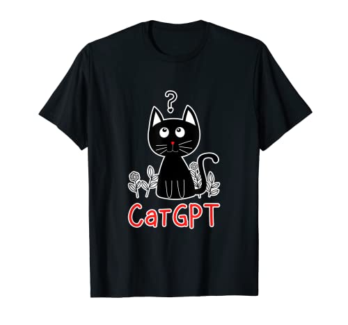 Funny Cat CatGPT ChatGPT Kitten Language Model AI T-Shirt