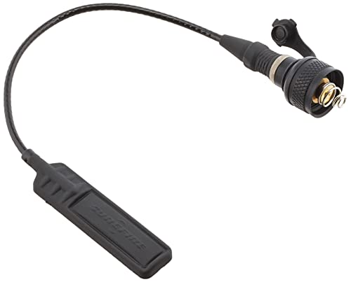 Surefire Mil-Spec Rear Switch-Socket Assembly for Scoutlight Weaponlights, Includes UE07 Tape Switch, Black