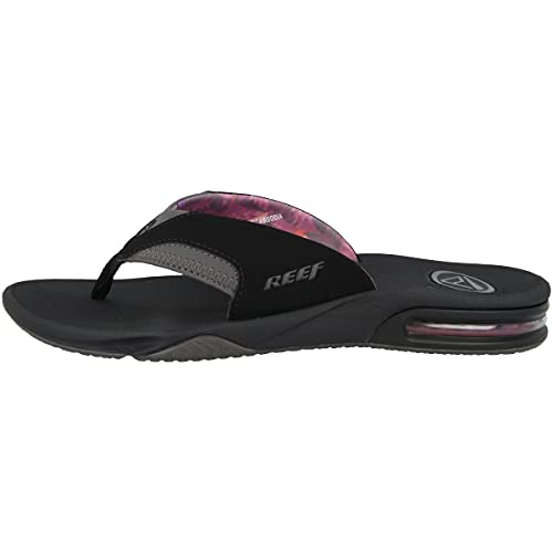 Reef Women's Sandals, Fanning, Black/Grey, 9