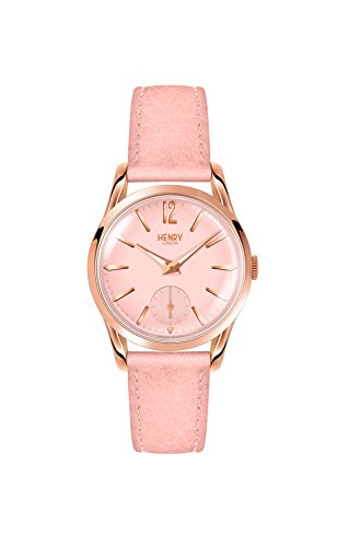 Henry London Ladies Shoreditch Watch with Analogue Dislay and Nude Leather Strap HL30-US-0154