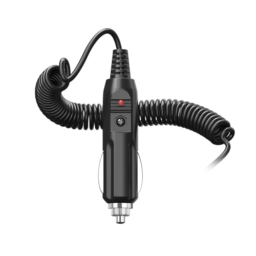 FASPKOW New Car DC Adapter for Motor Trend JSM-0579 JSM0579 SPXJSM579 JSM-0580 JSM0580 SPXJSM580 Compact Jump-Start PowerStation System Auto Vehicle Boat RV Plug