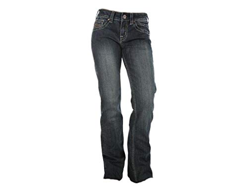 Cowgirl Tuff Women's Bootcut, Dark Gray, 30 Regular