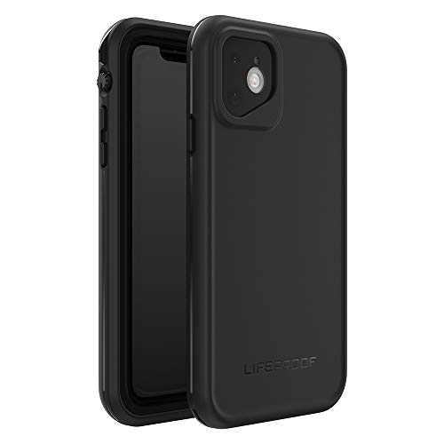 LifeProof iPhone 11 FRĒ Series Case - BLACK, waterproof IP68, built-in screen protector, port cover protection, snaps to MagSafe