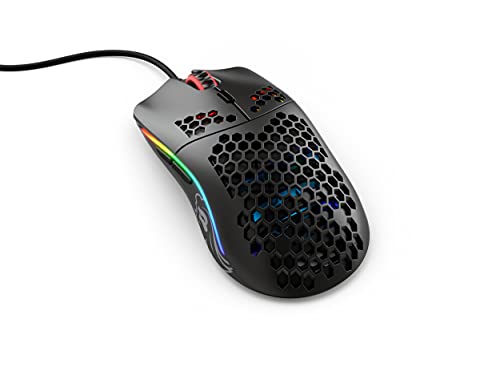 Glorious PC Gaming Race, Model O Wired Gaming Mouse 67g Superlight Honeycomb Design, RGB, Pixart 3360 Sensor, Omron Switches, Ambidextrous - Matte Black (RENEWED)