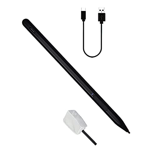 USI Chromebook Stylus Pen 2.0 Rechargable for Lenovo Chromebook x360 12b-ca0010nt, Chrome OS Support, 4,096 Pressure, 130 Hour Battery Life, tweezer + tip + USB Cable