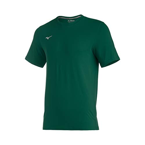 Mizuno Comp Diamond Short sleeve Crew, Forest, Large