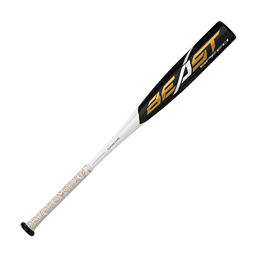 Easton Beast Speed -10 (2 5/8') USA Youth Baseball Bat | 2019 | 1 Piece Aluminum | ATAC Alloy | Speed End Cap | Lizard Skin Grip