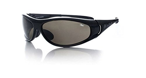bollé Bolle Sport Spiral Sunglasses (Shiny Black/Polarized TNS), Medium/Large