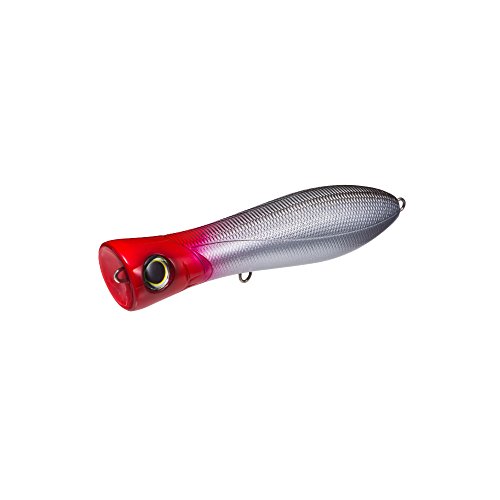 Yo-Zuri R1154-CRH Bull Pop Floating Lure, Red Head, 150mm/6