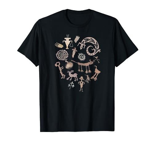 Multiple Petroglyphs! Rock carvings. T-Shirt