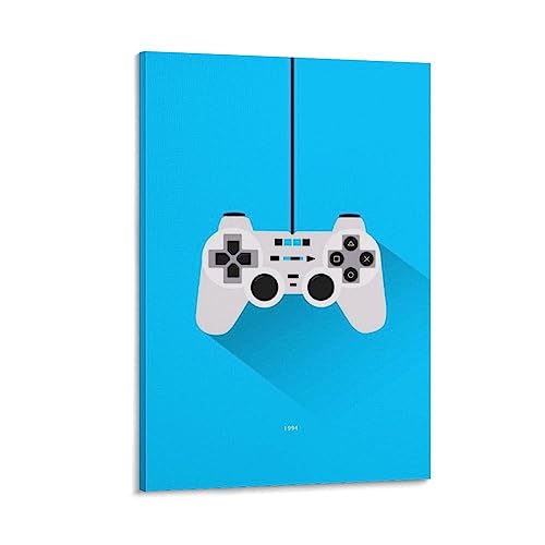 1994 Colorful Game Controller Gamepad Canvas Painting Posters And Prints Wall Art Living Room Home D Poster Canvas Artwork Prints Rustic Farmhouse Decorations for Living Room Bathroom Bedroom 20x30inc