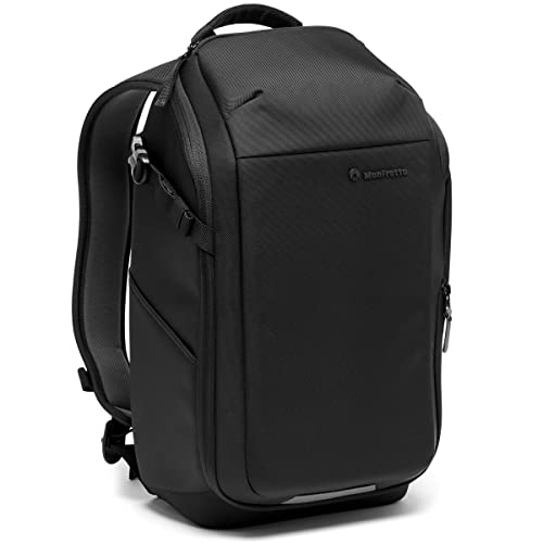 Manfrotto Advanced Compact III Camera Backpack for Camera and Laptop, Camera Backpack for Mirrorless with Lenses, with Interchangeable Padded Dividers and Tripod Attachment