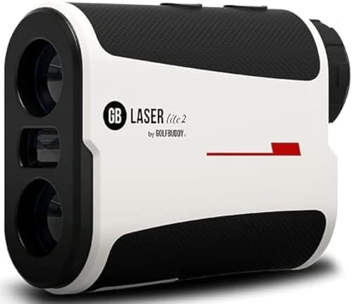 Golf Buddy Laser Lite 2 Rangefinder, Pin Finder & One Click Scan Mode, Fast Speed, 880 Yards Putting Range, 6X Magnification, Water-Resistant