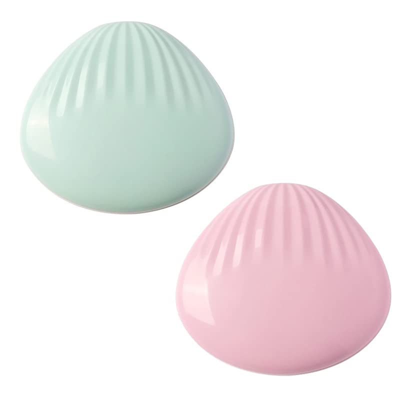 Munyee Hua Rechargeable Novelty Fancy Shell Rainbow Led Projection Lamp Sleeping Light Projector Rainbow Lights for Bedroom and Children Gift lCurve Digital Toy Gift-Pink (Pink)