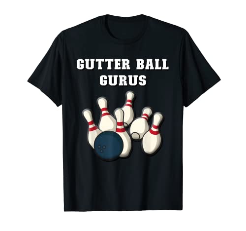 Gutter Ball Gurus - Men & Women Players - Ten Pin Bowling T-Shirt