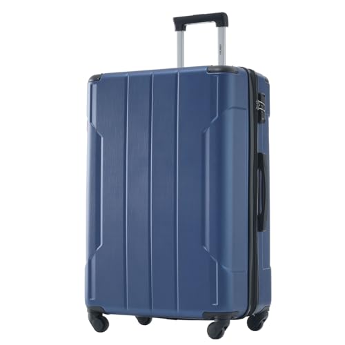 Merax Suitcases With Wheels Lightweight Carry-On Luggage, TSA Lock and Reinforced Corners, 20' 24' 28' Suitcases (24 inch, Blue) …