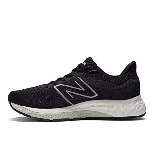 New Balance Men's Fresh Foam X 880 V12 Running Shoe, Black/Lead/Light Aluminum, 10