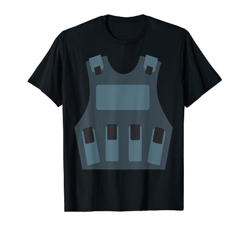 Bulletproof Vest Halloween Costume, Tactical Vest T-Shirt