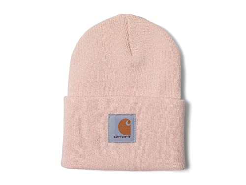 Carhartt Men's Knit Cuffed Beanie, Ash Rose/Marshmallow Marl, OFA