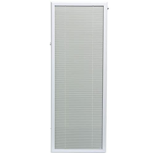 ODL Add On Blinds for Raised Frame Doors - Outer Frame Measurement 24' x 66'- Home Improvement - Easy to Install, Use and Maintain - Innovative Window Shades Behind The Tempered Safety Glass Panels