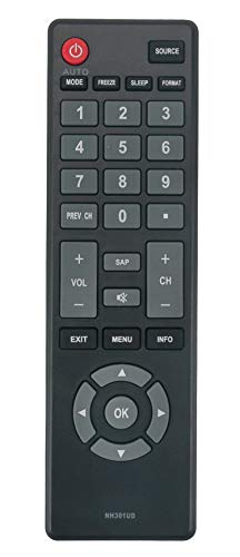 VINABTY NH301UD Replaced Remote fit for Emerson TV LC391EM3 LC501EM3 LE190EM3 LE220EM3 LE260EM3 LE320EM3