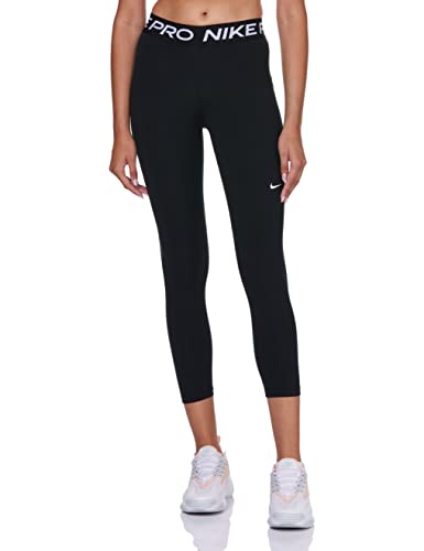 Nike Womens PRO 365 7/8-LENGTH Tights (Black, Medium)