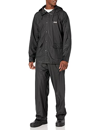 Coleman 20mm PVC Rain Suit, Black, X-Large