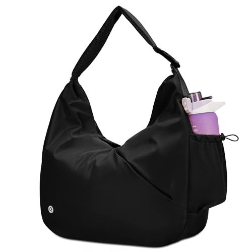 Ceneda Women's Gym Duffel with Hidden Yoga Mat Holder, Shoe Compartment & Wet Pocket - For Travel, Workout, Dance