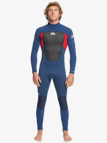 Quiksilver Mens 3/2 Prologue Back Zip Wetsuit - Insignia/High Risk | Medium