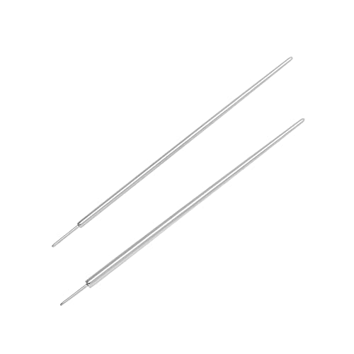 NewkeepsR 2PCS-18G/16G Implant Grade Titanium Pin Insertion Taper for Threadless Labret Bar(1.0mm/1.2mm)