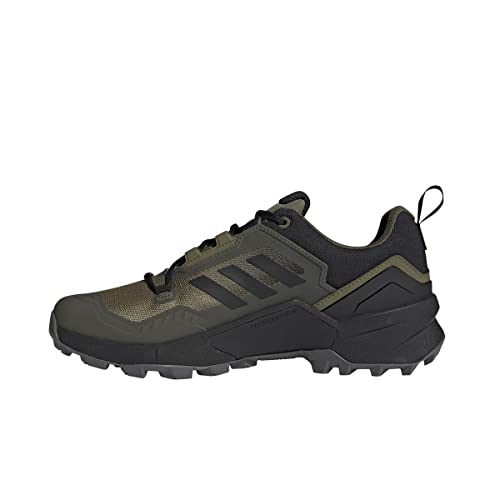 adidas Terrex Swift R3 Gore-TEX Hiking Shoes Focus Olive/Core Black/Grey Five 10.5 D (M)