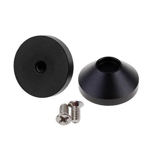 2Pcs Mechanical keyboard Metal Anode Aluminum Mat Tapered Lift Type Mat Support Pad Anodized Aluminum Cone Feet