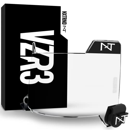 Nxtrnd VZR3 Football Visor, Bubble Lens Technology, Fits Adult & Youth Football Helmets (Clear)