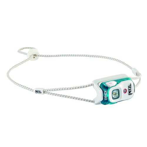PETZL Bindi Headlamp - Ultra-Compact Rechargeable 200 Lumen Headlamp Designed for Everyday Athletic Activities - Emerald