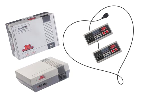 Classic Retro Game Console,(not SNES; super console x pro)AV Output 8-bit NES Video Game System Built-in 620 Games with 2 Classic Controllers, gift for a birthday, anniversary, Christmas, Father’s Day