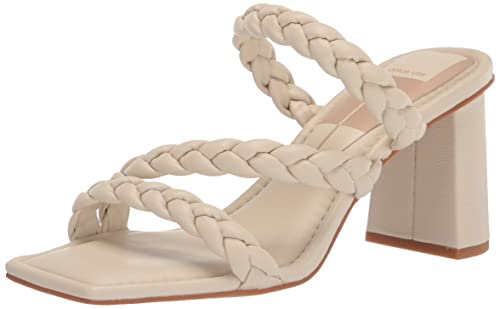 Dolce Vita Women's Pang Heeled Sandal, Ivory Stella, 8.5