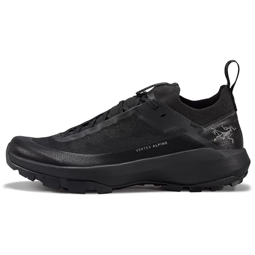 Arc'teryx Vertex Alpine GTX Shoe Men's | Fast and Light Gore-Tex Approach Shoe | Black/Black, 9.5