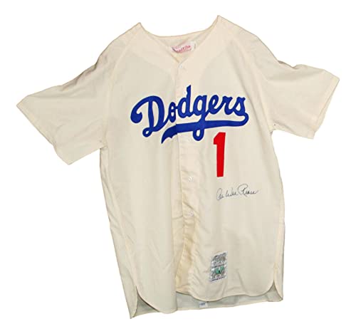 Pee Wee Reese Signed Authentic Mitchell & Ness Brooklyn Dodgers Jersey PSA/DNA - Autographed MLB Jerseys