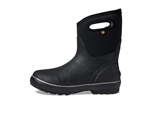 BOGS Women's Classic II Mid Farm Boot, Black, Size 9