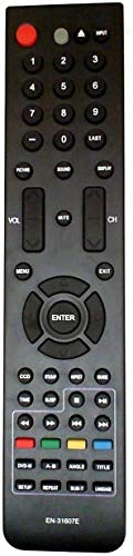 EN-31607E Remote Control Replaced for Element TV ELCHS192, ELCHW261, ELCHS262, ELCHS322, ELCHW321,40LE45S, ELDHW421