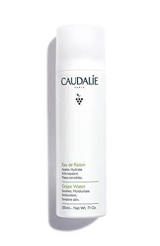 Caudalie Grape Water Face Mist, Soothing Organic Facial Spray for Sensitive Skin, Dermatologically tested and Fragrance-free, 7.1 Ounce